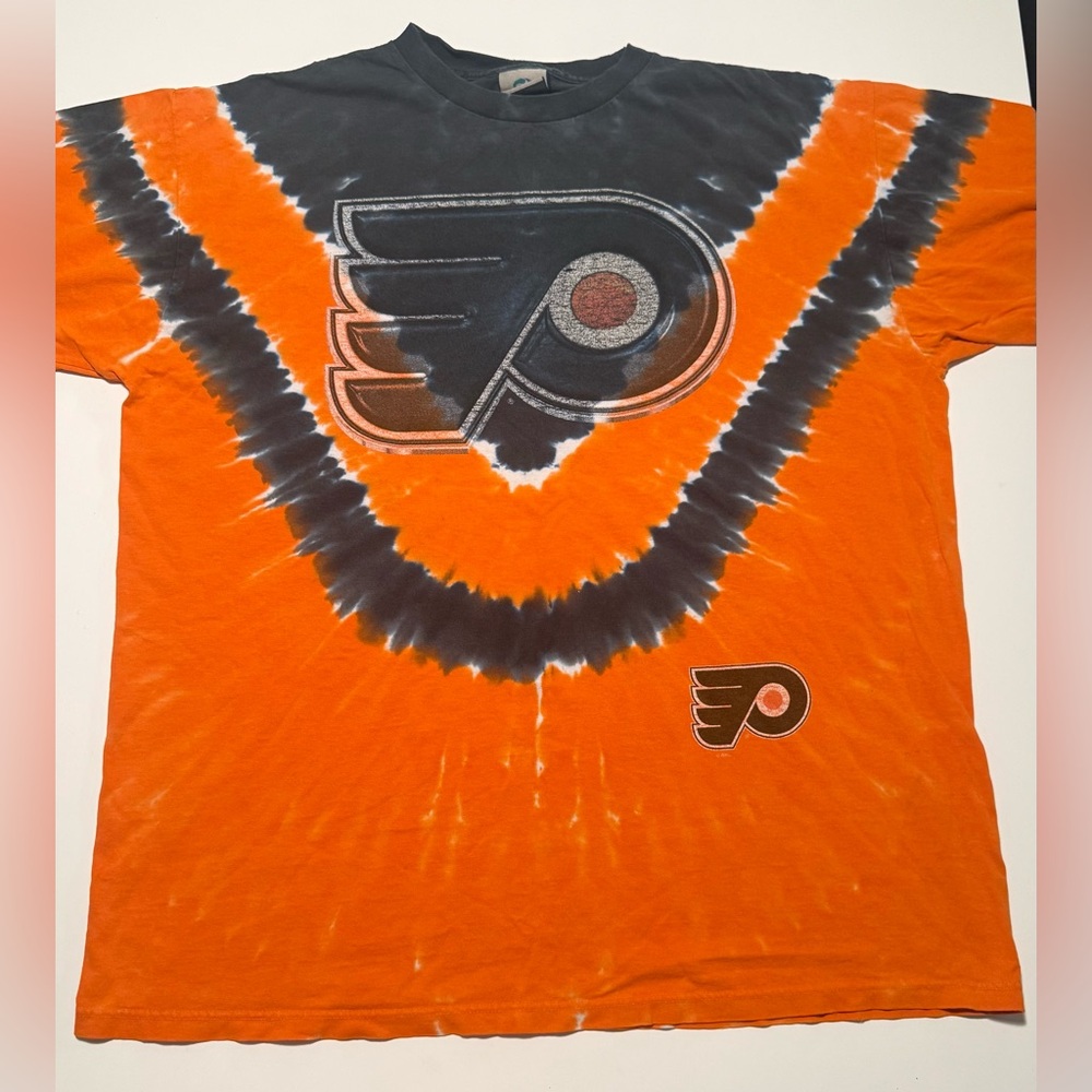 Vintage 90s Philadelphia Flyers Liquid Blue